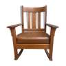J.M. Young & Sons oak rocking chair