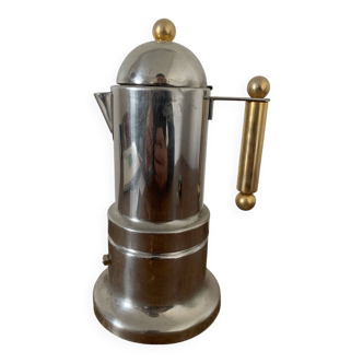 Vev Vegano Knotessa Stainless Steel Vintage Design Coffee Maker
