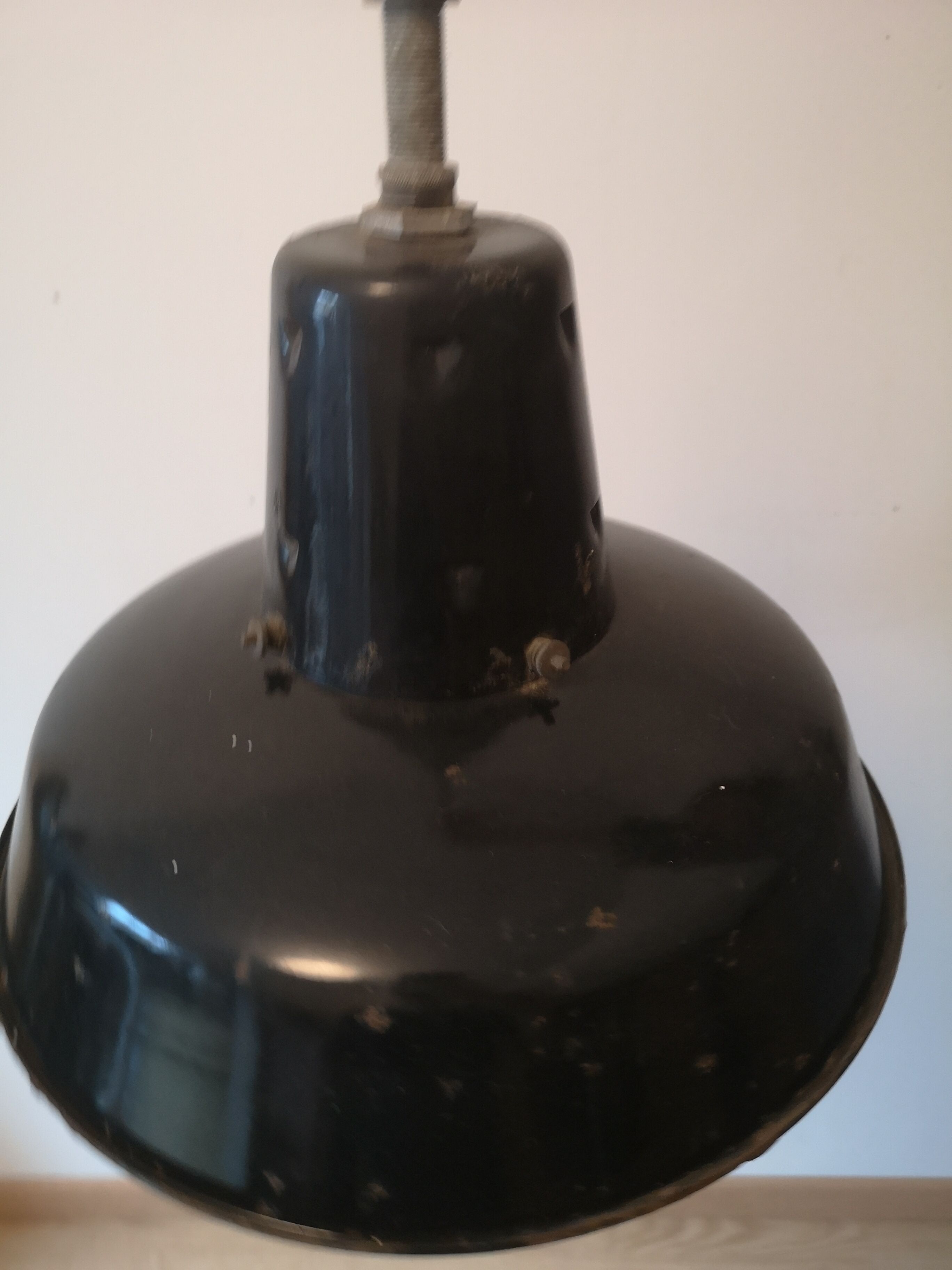 Vintage industrial hanging lamp "Reflector"