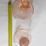 Lot of two bottles of toiletries in Bohemia Crystal (Czechoslovakia)