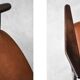 Vintage Mid-Century Scandinavian Modern Mahogany Office Chair, 1960s