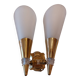 vintage double wall light, 50s-60s