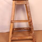 Old burmese teak workshop top stool