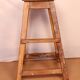 Old burmese teak workshop top stool