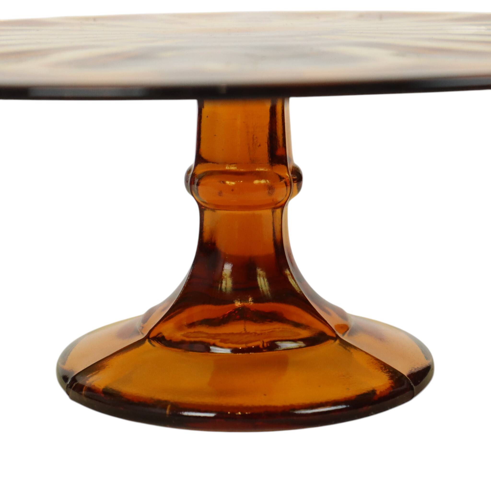 Art Deco Amber Tart Plate Dish Pastry Dish Scailmont