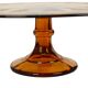Art Deco Amber Tart Plate Dish Pastry Dish Scailmont