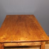Elm bistro table late XIX