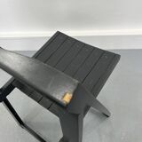 Chaise pliante en bois, années 1970