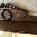Old wall mirror shelf