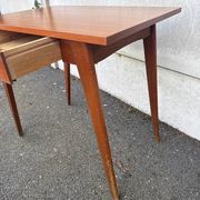 Desk – Vintage – Storage – Teak wood Compass legs