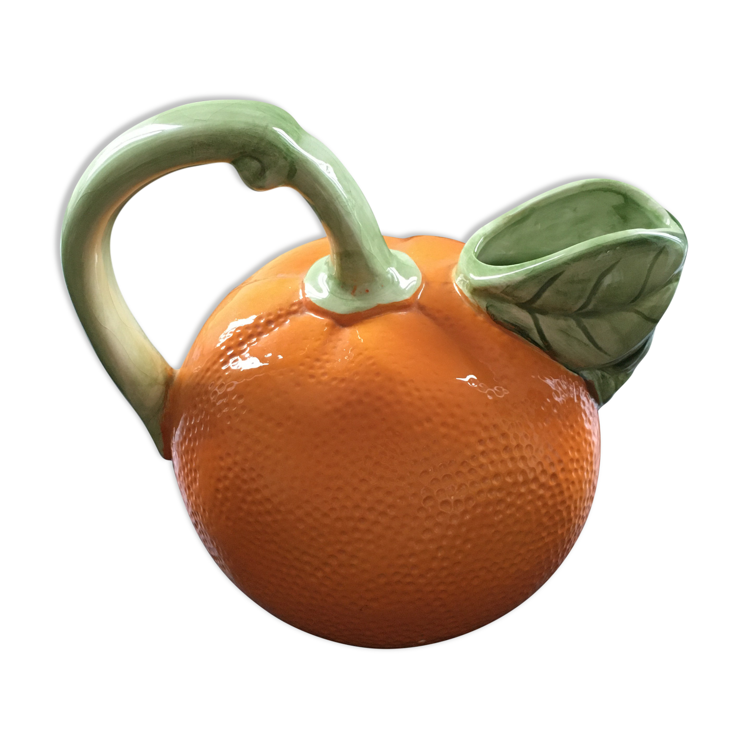 Orange pitcher slurry