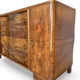 Italian Art deco walnut sideboard