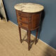Louis XVI style oak bedside table