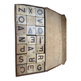Old wooden Scrabble
