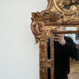 Gilded wooden mirror 69x38cm