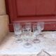 Set of 6 stemmed glasses in Biot style