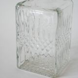Faceted whiskey decanter worked cap 1970
