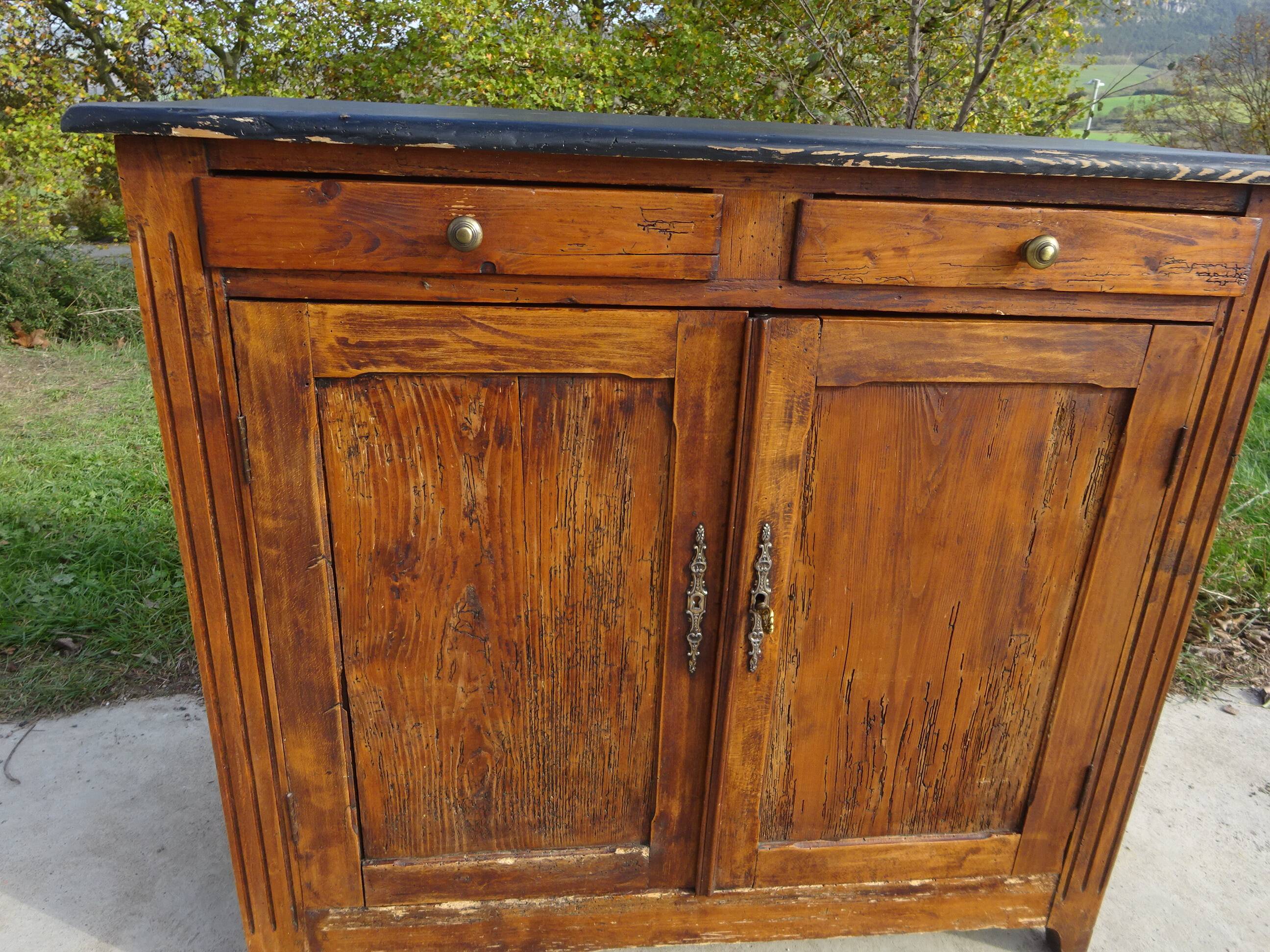 Very old Parisian sideboard
