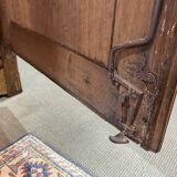 18th century walnut castle wardrobe - fully removable