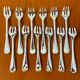 Christofle America, 12 oyster and shellfish forks, new condition