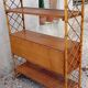 antique rattan shelf