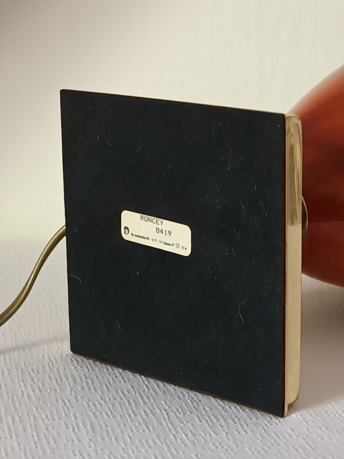 Vintage ceramic baluster lamp foot