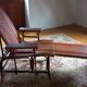 Lounge chair / rattan deckchair early twentieth century