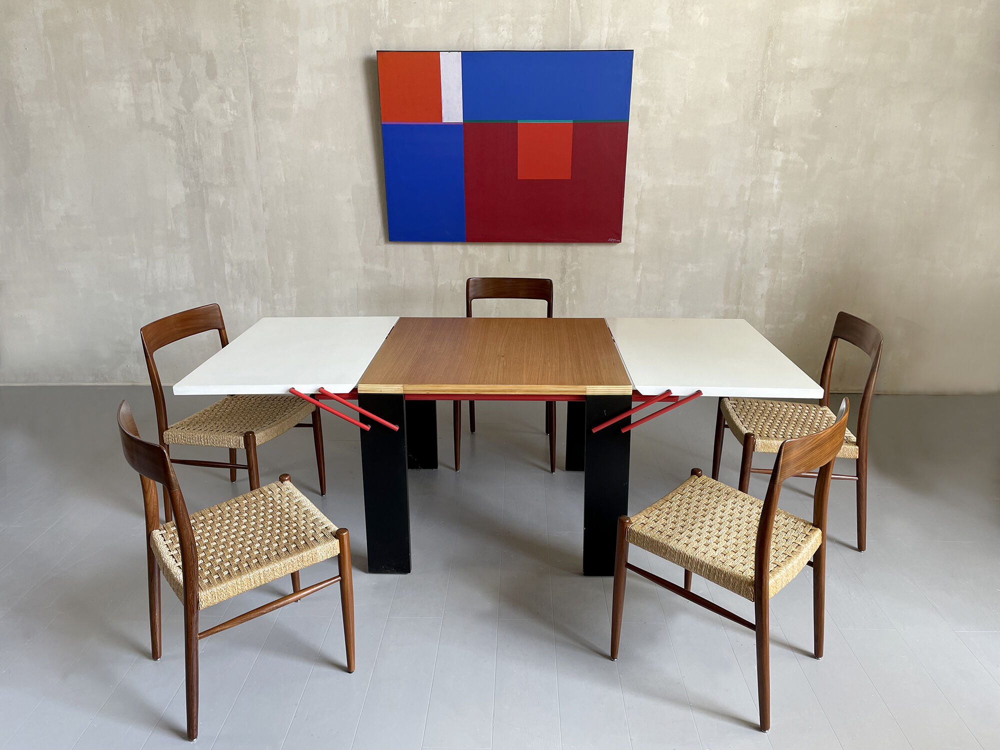 Table Achab, Lorenzo and Stefani for Palluco 1980