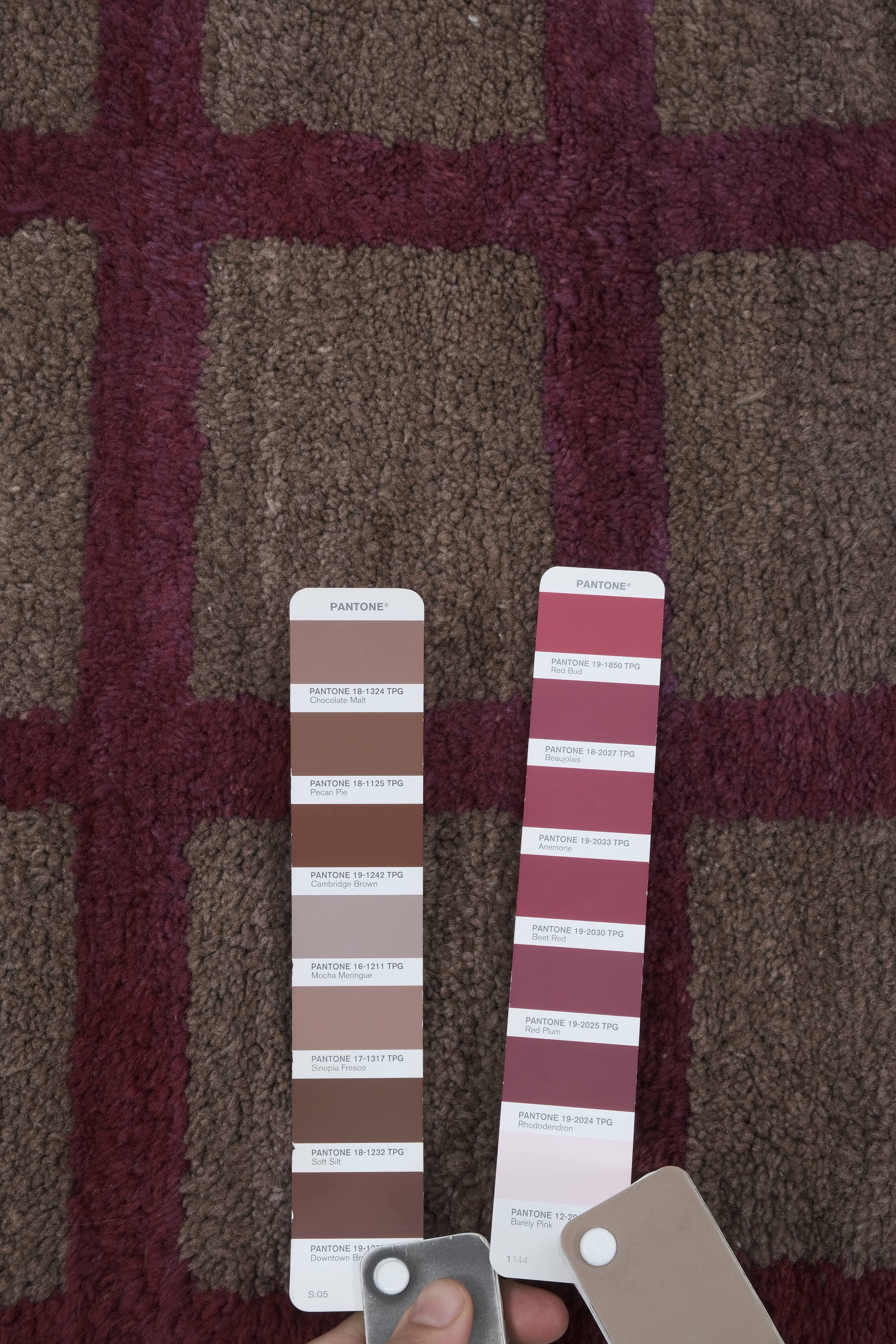 1980s Angora Gray Wool Shaggy Tulu Rug 3'8" X 6'10"