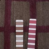 1980s Angora Gray Wool Shaggy Tulu Rug 3'8" X 6'10"