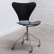 1st edition '3117' swivel desk chair by Arne Jacobsen for Fritz Hansen, 1955