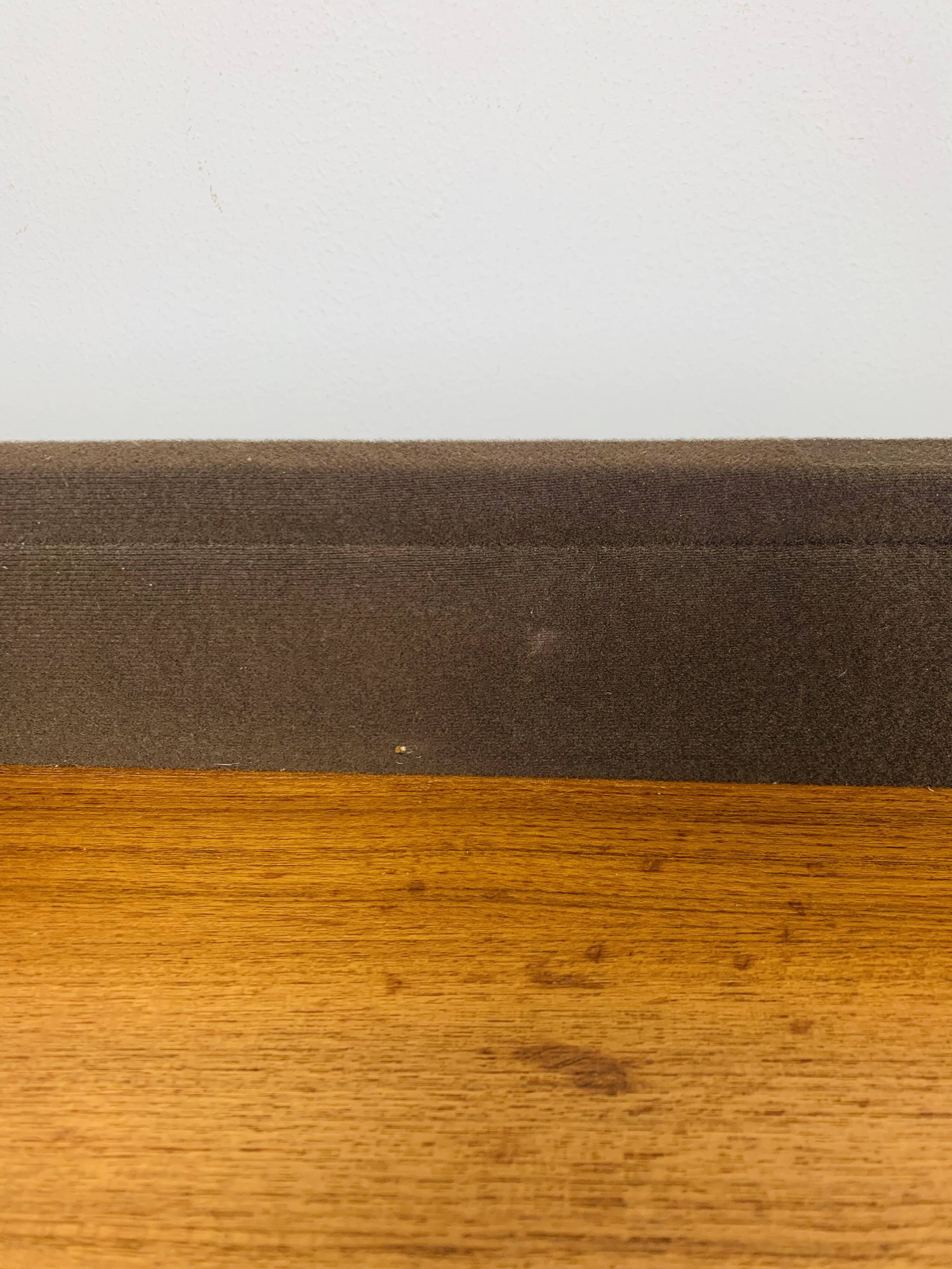 Vintage teak and aluminum sideboard, 1970s, TV stand, Scandinavian style