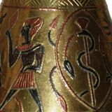 Ancien pot à café Dallah damasquiné Egypte