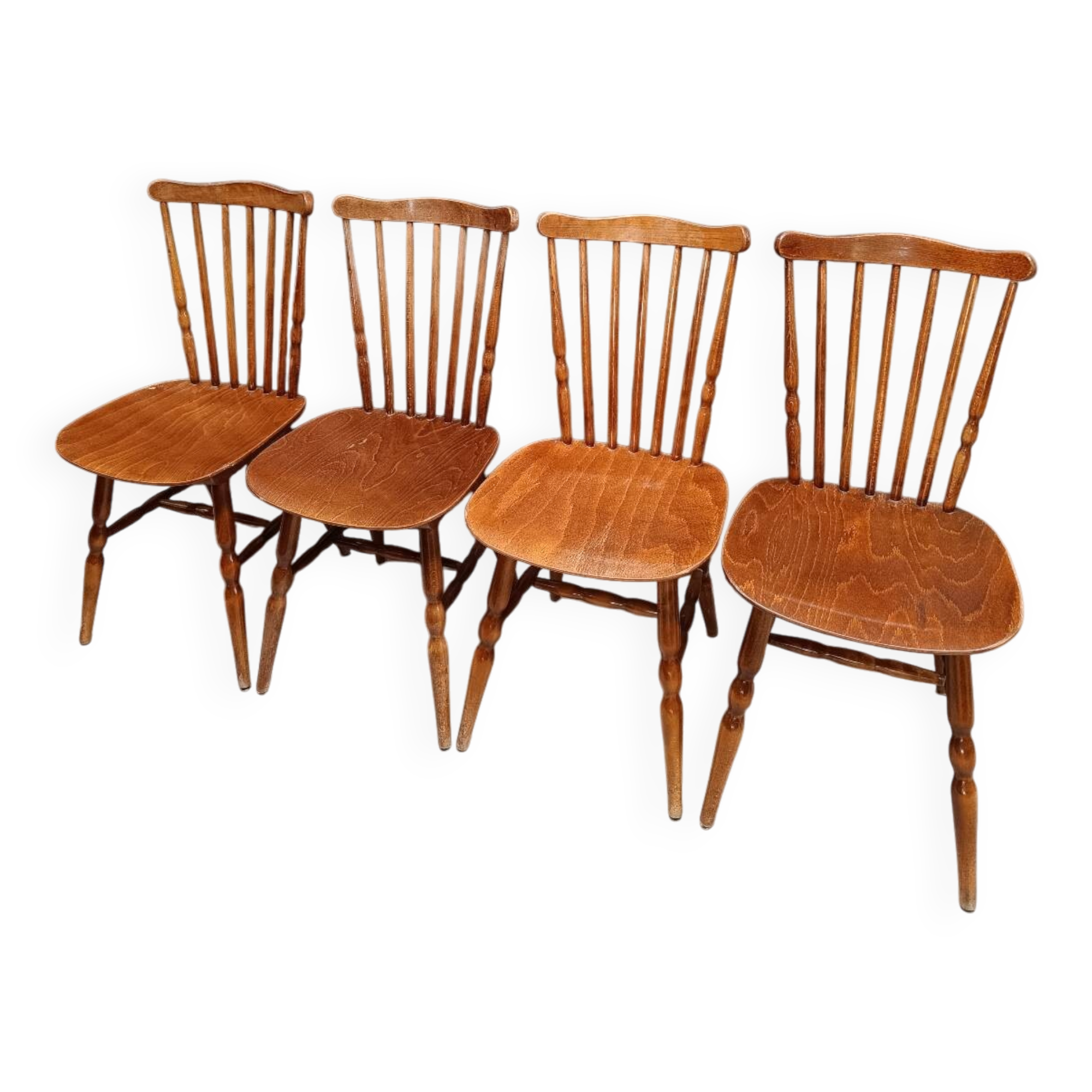 4 Baumann western style chairs