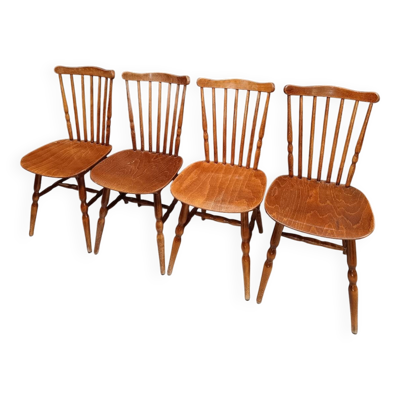 4 chaises style western Baumann