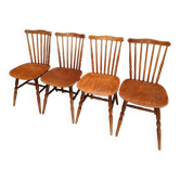 4 Baumann western style chairs