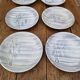 Set of 6 deep plates Niderviller Model Kitten
