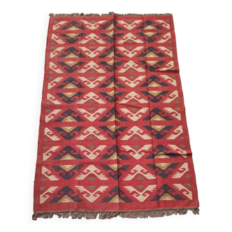 Kilim rug in jute and cotton. 150cm x 250cm