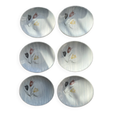 Set de 6 assiettes plates Salins Caraïbes
