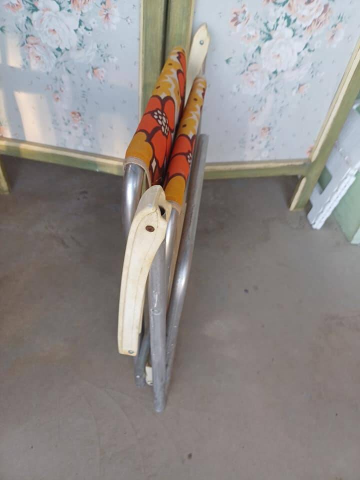 Fauteuil pliant camping 1960/70
