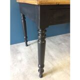 Farm table with drawers