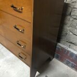 Vintage oak chest of drawers 1970