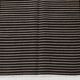 6x9 Gray & Black Striped Vintage Kilim Rug, 183x269Cm