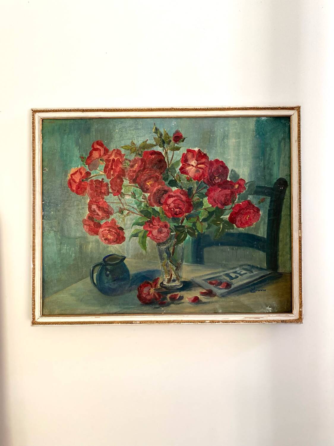 Old oil on wood dating from 1960