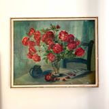 Old oil on wood dating from 1960