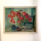 Huile sur bois ancienne datant de 1960