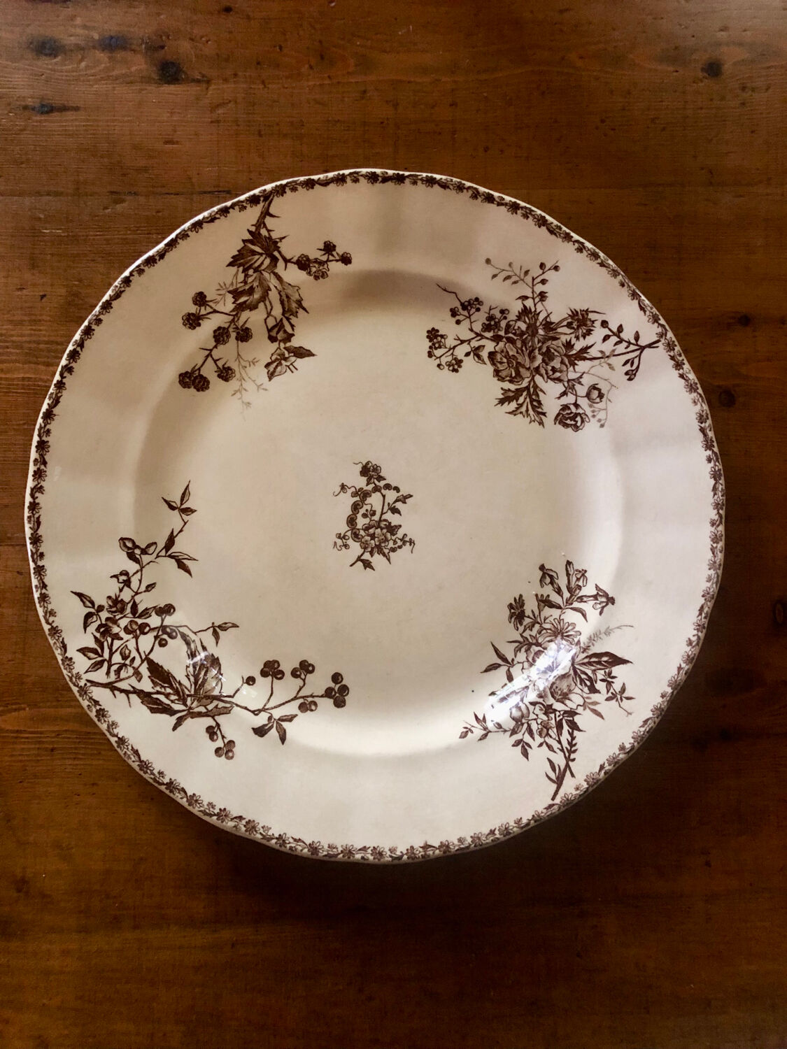 "Moscow" dish, Choisy Le Roi, ironstone