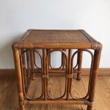 Bedside rattan table