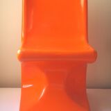 Chaise orange Patrick Gigembre pour Selap