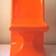 Chaise orange Patrick Gigembre pour Selap